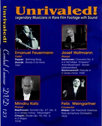 Cembal d'amour DVD 123 UNRIVLED! (Front cover)